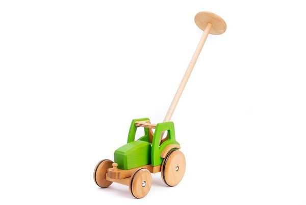 DYNAMIKO Holztraktor MIO mit Lenkstange, Grün, ab 1,5 Jahre DYNAMIKO Holztraktor MIO mit Lenkstange, Grün, ab 1,5 Jahre