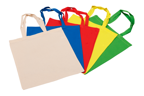 Kleine Einkaufstaschen, 23 x 28cm, versch. Farben, 6 Stück Kleine Einkaufstaschen, 23 x 28cm, versch. Farben, 6 Stück