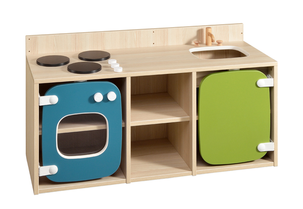 MATHOU Kleine Krippen-Spielküche, 10 Jahre Garantie