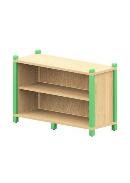 BasicPlus offener Stollenschrank, mit einem Einlegeboden, klein