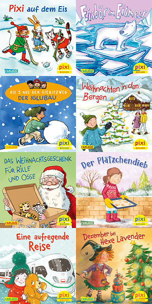 PIXI Set Weihnachten, 8er-Set