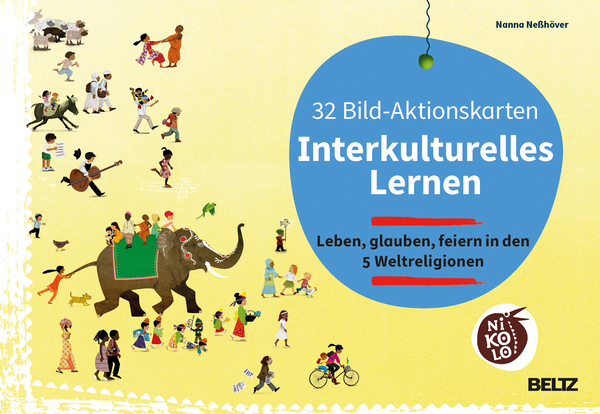 Kinderbuch, Interkulturelles Lernen, Weltreligionen, Bild-Aktionskarten, Lernspiel