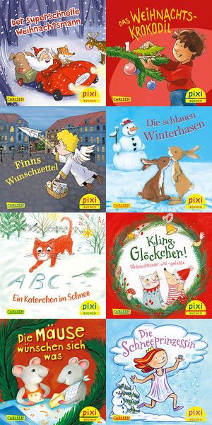 Kinderbuch, Weihnachten, Wintertiere, Cartoon, Pixi