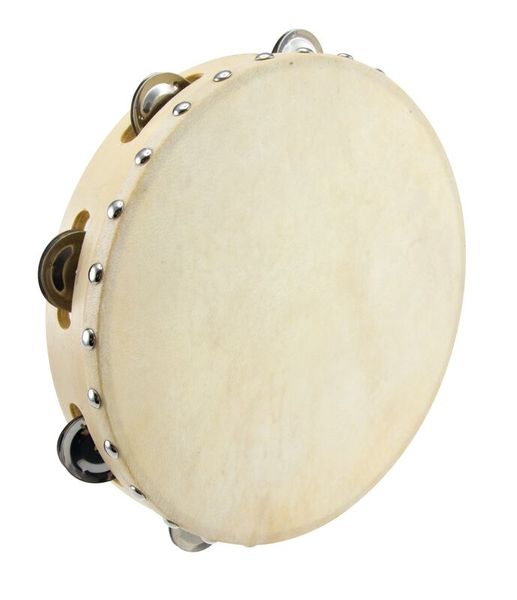 Schellen-Tambourine groß, 25 cm Schellen-Tambourine groß, 25 cm