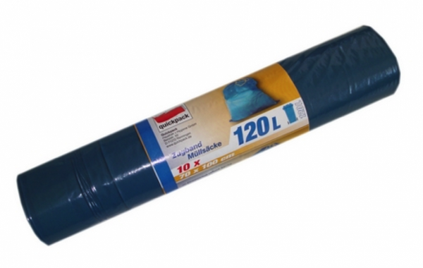 restmülltüte, abfallbeutel, rollenset, 120L, kunststoffbeutel