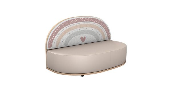 BETZOLD Kinder-Akustiksofa Regenbogen, Sitzhöhe 28 cm, Ausführung wählbar