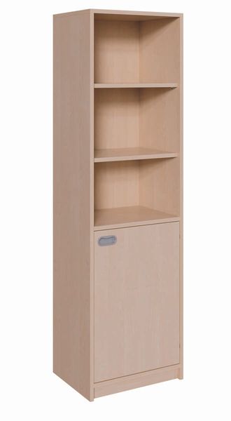 Regal, 2 Einlegeböden, 1 Tür (B/H/T: 52 x 180 x 40 cm)