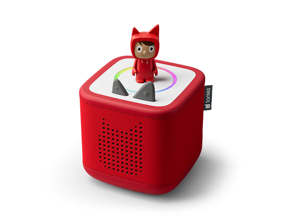 sprecher, rot, würfel, DJ, spielzeug, figur, bluetooth