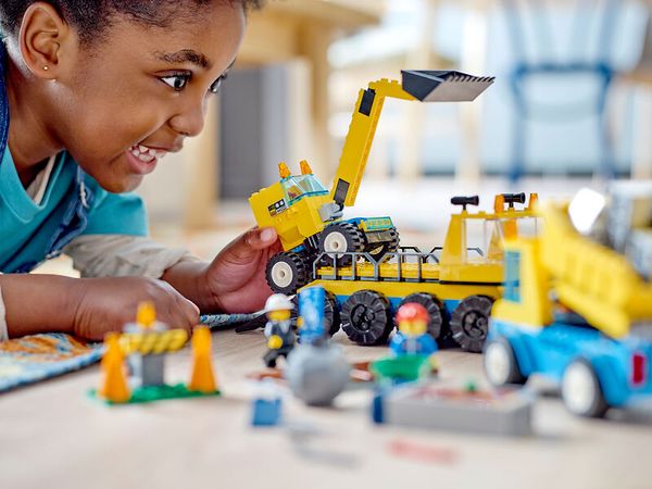 60391 LEGO® City Baufahrzeuge und Kran mit Abrissbirne, 235 Teile
