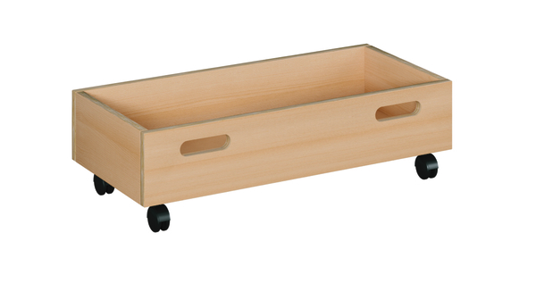 Holzkiste, Schubladenkasten, Transportbox, Rollcontainer, Aufbewahrungskiste