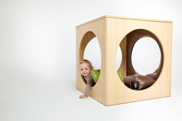 Großer Spiegelwürfel zum Spielen Großer Spiegelwürfel zum Spielen