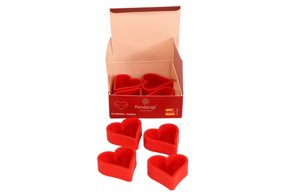 MandaLogi Ergänzungsset Herz, 8 Stück (SONDERANGEBOT)