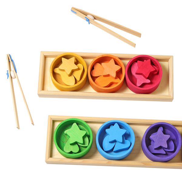 GRIMM´S Sortierspiel Regenbogenschälchen, ab 1 Jahr GRIMM´S Sortierspiel Regenbogenschälchen, ab 1 Jahr