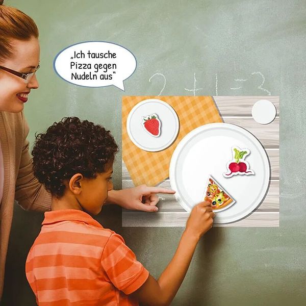 Gesunde Mahlzeiten Set, magnetisch, 61-teiliges Set