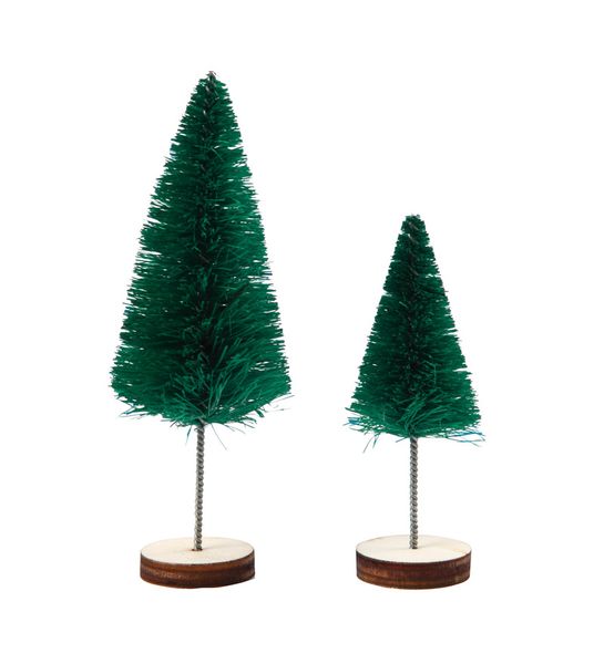 Kunstbaum, Weihnachtsbaum, Miniaturbaum, Grün, Halterung