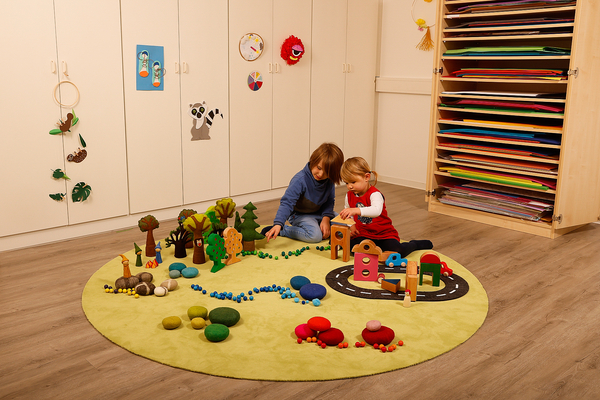 BAUSPIEL Filzkieselstein-Set, 5 Stück BAUSPIEL Filzkieselstein-Set, 5 Stück