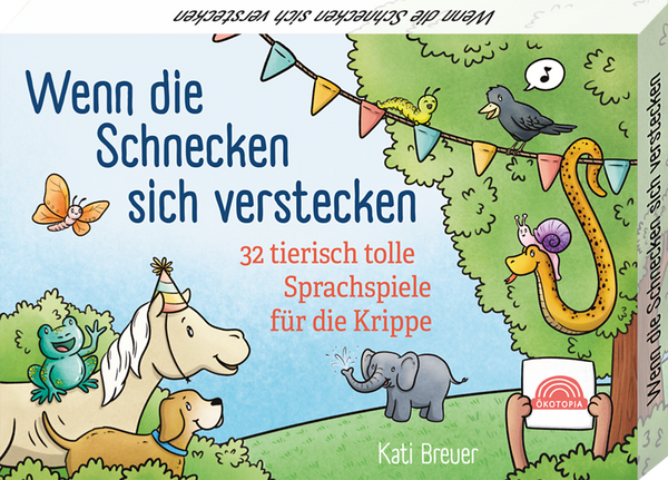 Kinderbuch, Tierisches Spiel, Drachen, Elefant, Schnecken verstecken