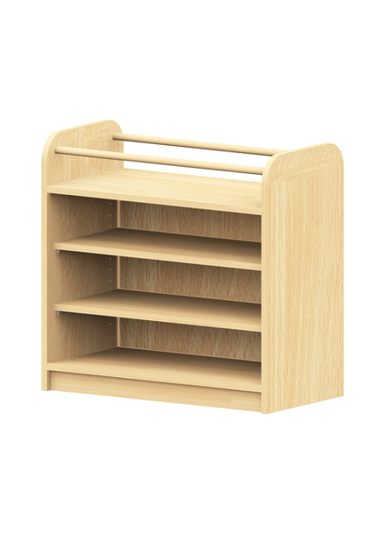 Schuhregal, Schuhablage, Holzregal, Mehrfachregal, stapelbar