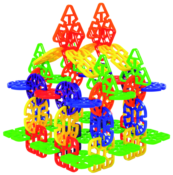 Konstruktionsbausteine, Bausteine, Kugelverbinder, Kugelnetz, Klemmbausteine