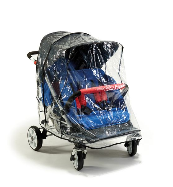 Kinderwagen, Doppelsitz, Regenschutz, Stroller, Regenhaube