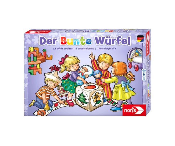  Brettspiel, Der Bunte Würfel, bunte Würfel, Kinderspiel, Würfelspiel