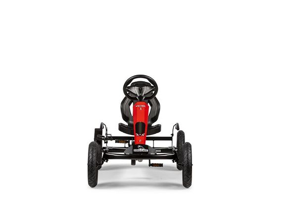 Go-Kart, Kids go-kart, Pedal go-kart, Red frame, Front steering wheel