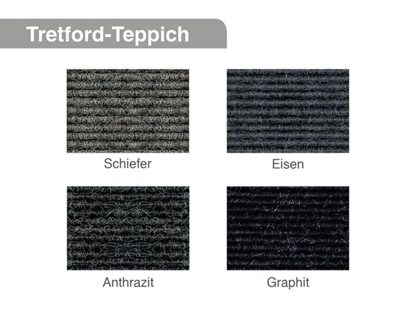 TRETFORD Teppich Interland Fliese, 50 x 50cm, 4 Stück diverse Farben TRETFORD Teppich Interland Fliese, 50 x 50cm, 4 Stück diverse Farben