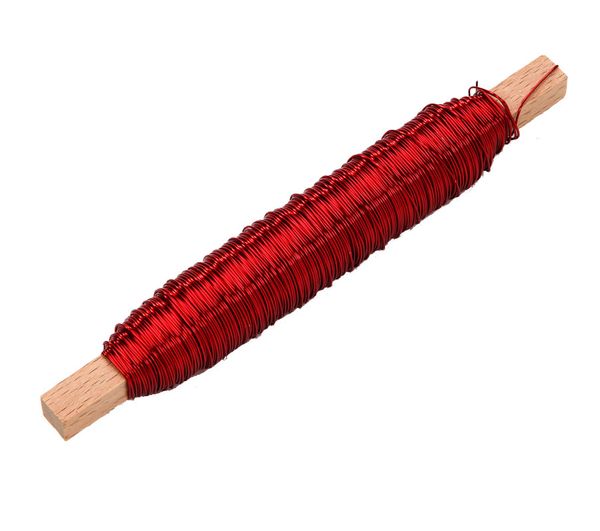 Haarband, Spulenwerkzeug, Rot, Spulenaufwicklung, Holzstab