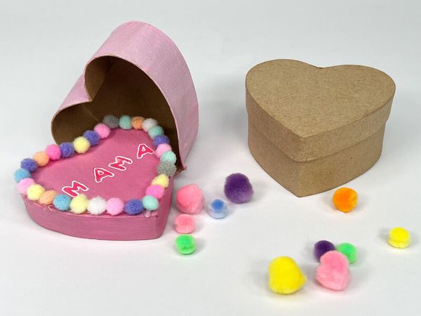 ELVIRAS Neon Pompons, 500 Stück, gemischte Farben