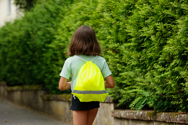 Rucksack mit Reflektorstreifen, 40x35 cm