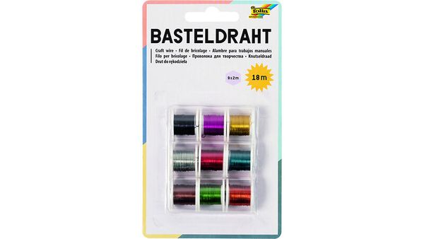 FOLIA Basteldraht 9-tlg.