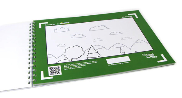 Mitmalfilm Workshop Buch - Hoch und Tief Mitmalfilm Workshop Buch - Hoch und Tief