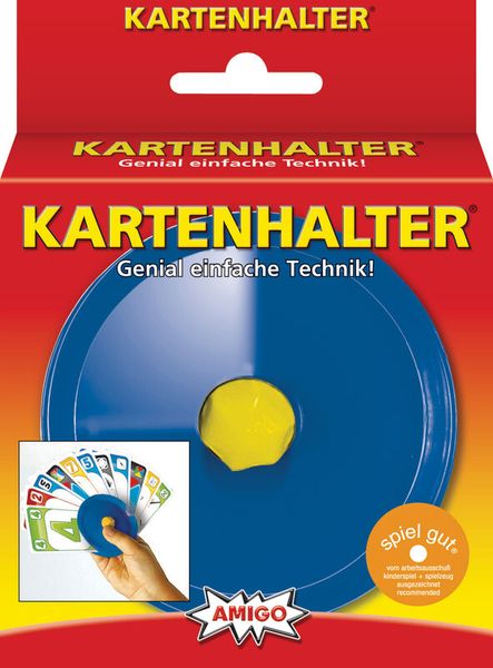 Spielkartenhalter, blau