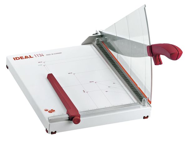 Hebelschneider DIN A3, Schnittlänge 46cm, schneidet bis zu 26 Blatt DIN A3 mit 80g/qm Hebelschneider DIN A3, Schnittlänge 46cm, schneidet bis zu 26 Blatt DIN A3 mit 80g/qm