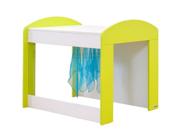 Kindertisch, Kinderpult, Schreibtisch, Heller Spieltisch, Limettengrün
