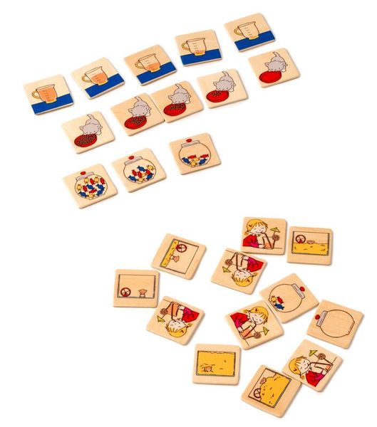 Holzplättchen, Spielekarten, Kinderspiel, Mikado-ähnliches Spiel, Farbensteine