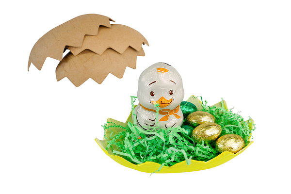 Eierhälften aus Karton, 4er-Set Eierhälften aus Karton, 4er-Set