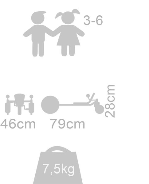 WINTHER VIKING CHALLENGE Medi FunRacer, 3-6 Jahre WINTHER VIKING CHALLENGE Medi FunRacer, 3-6 Jahre