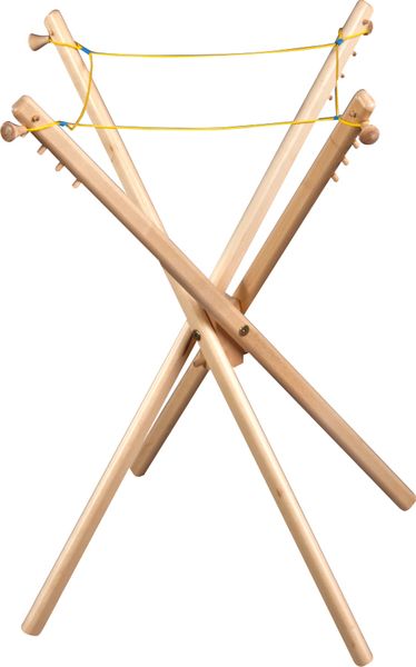 Stofffigur, Ständerkufen, Kreuzständer, Stäbchenstuhl, Klemmbügel