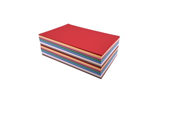 FOLIA Fotokarton 300 g/m², DIN A4, 250 Bogen, 25-farbig sortiert