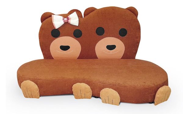 Kindersofa Bären, Sitzhöhe 25 cm