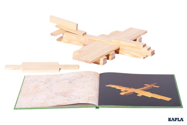 Holzbausteine, Holzbausatz, Konstruktion, Baustein-Set, Kinderspielzeug