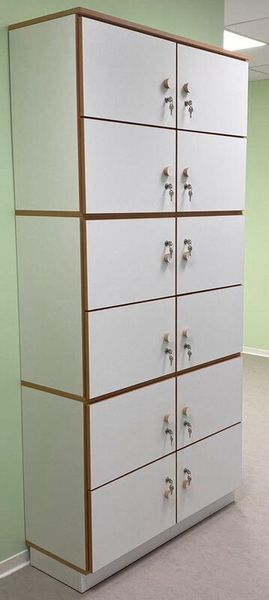 DECOR Spindschrank, 12 abschließbare Fächer DECOR Spindschrank, 12 abschließbare Fächer