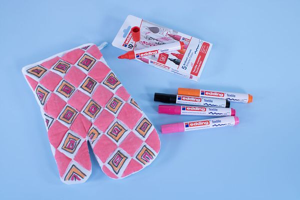 Ofenhandschuh, Textilstifte, Kochzubehör