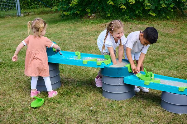 BIG AquaPlay Mudway Stream Matschbahn, ab 3 Jahre, 39-teiliges Set