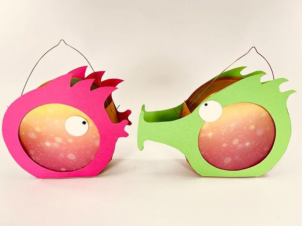 Laternen-Zuschnitte rund, "Farbe wählbar", Ø 17,5 cm, 24 Stück Kunst, Rauchrohr, Töpferei, Ohrring, Vase