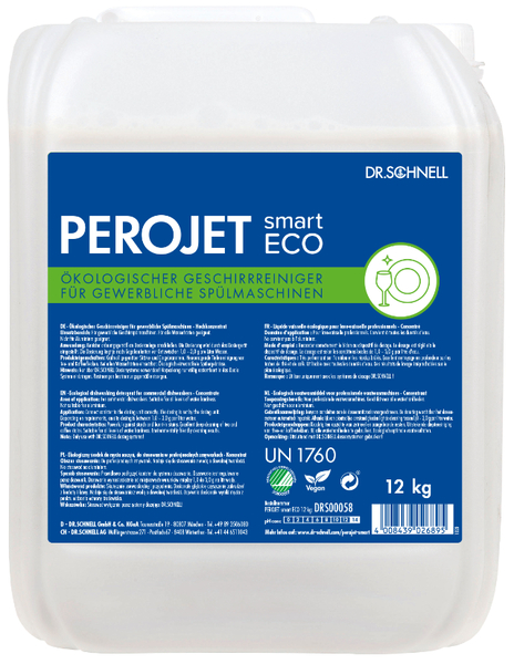 DR. SCHNELL Perojet Smart Eco, chlorfreier Geschirrreiniger, 12 kg