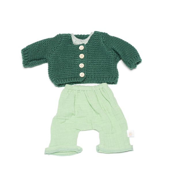 Puppenkleidung-Set aus Strick "Sommer", 38 cm, 9-tlg.