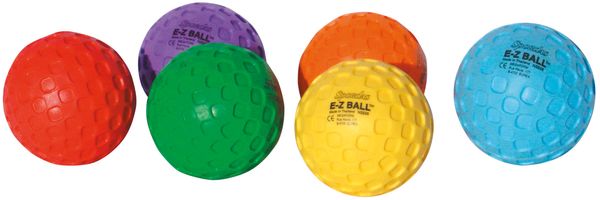 Allroundbälle E-Z-Balls 6er-Set mit Ventil, Ø 10 cm, weiche u. griffige Oberfläche, Gewicht 80 g Allroundbälle E-Z-Balls 6er-Set mit Ventil, Ø 10 cm, weiche u. griffige Oberfläche, Gewicht 80 g