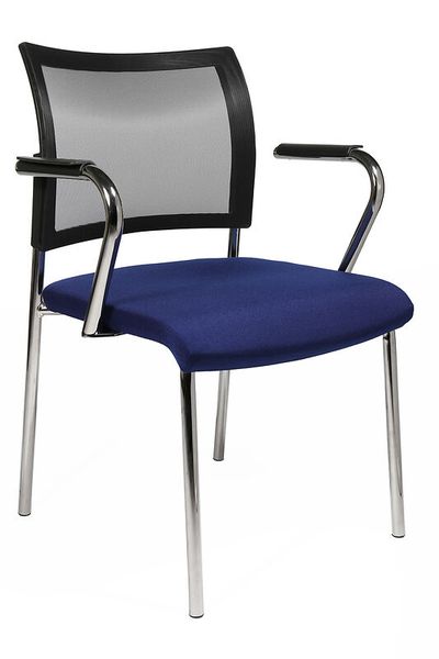 TOPSTAR Besprechungsstuhl Visit 10 Netz, mit Armlehne, 2 Stück